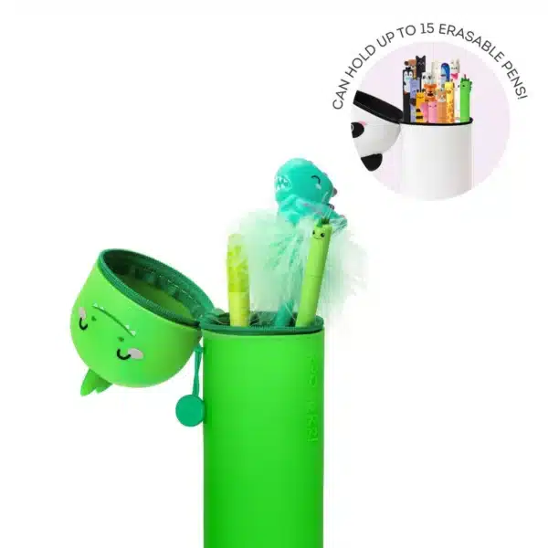 LEGAMI: Astuccio 2 in 1 in Morbido Silicone - Kawaii - DINO (KA0013) - immagine 2