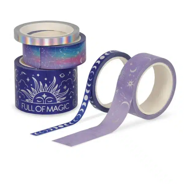 LEGAMI: Set di 5 Nastri Adesivi di Carta - Tape by Tape FULL OF MAGIC