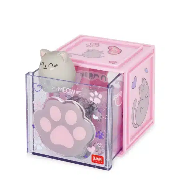 Box Componibile da Scrivania - Cutie Cube - KITTY - immagine 2
