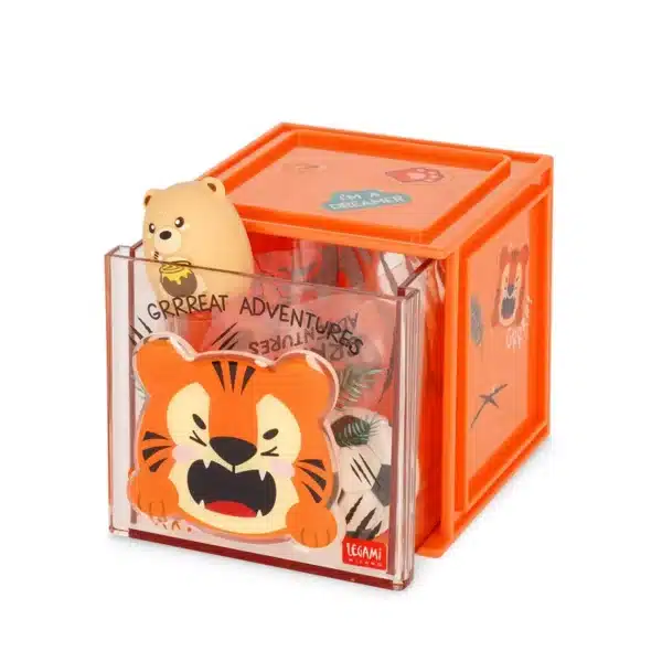 LEGAMI: Box Componibile da Scrivania - Cutie Cube - TIGER - immagine 2