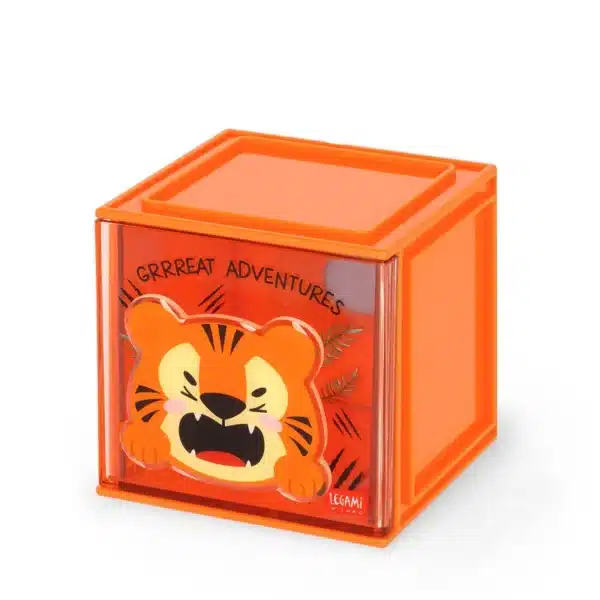 LEGAMI: Box Componibile da Scrivania - Cutie Cube - TIGER