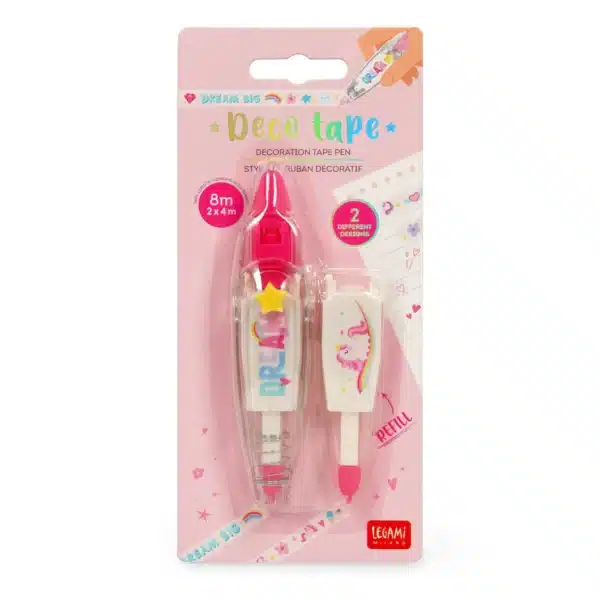 LEGAMI: Penna a Nastro per Decorazione - Deco Tape - UNICORNO - immagine 3