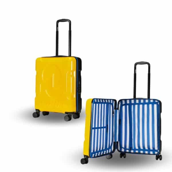 INVICTA: TROLLEY CABINABILE GIALLO/BLU