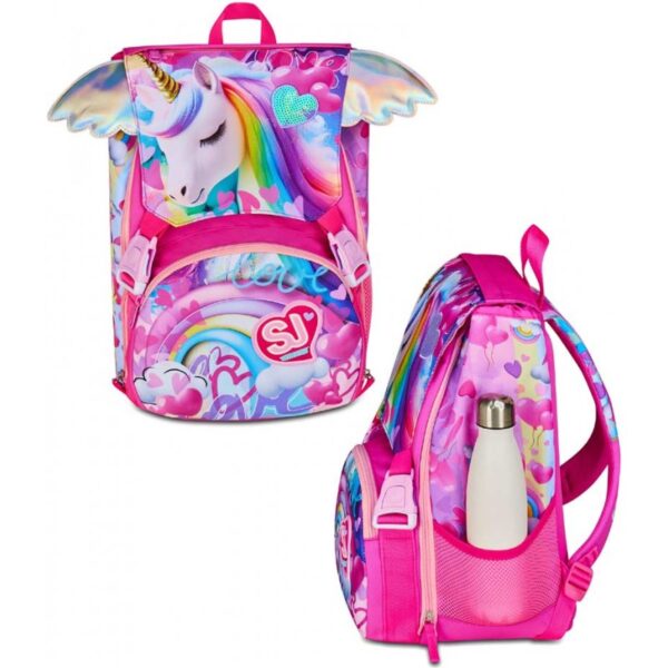 SEVEN: ZAINO ESTENSIBILE BIG SJ GANG FLY UNICORN GIRL