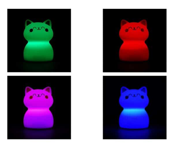 Luce Notturna Ricaricabile - Soft Dreams - Gatto (NLS0001) - immagine 2